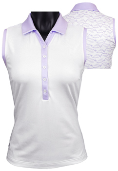 Adidas Women's ClimaCool Placed Print Sleeveless Golf Shirts - CLEARANCE