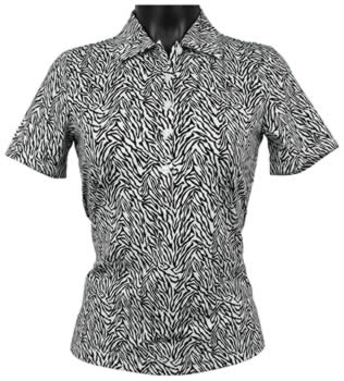 EP Pro Women's Tour-Tech Zebra Print Golf Shirts - ON SALE!