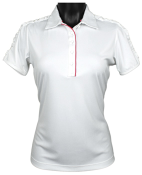 Greg Norman Women's Ruched Golf Shirts - CLEARANCE
