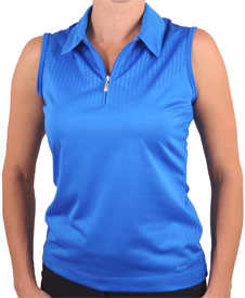 Nike Women's Dri-FIT Body Mapping Sleeveless Golf Shirts - CLOSEOUTS
