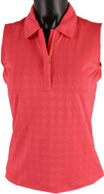 Nike Women's Houndstooth Tech Sleeveless Golf Shirts - CLOSEOUTS