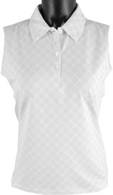 Nike Women's Diamond Print Sleeveless Golf Shirts - CLOSEOUTS