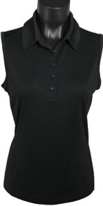 Nike Women's Sleeveless Body Mapping Golf Shirts - CLOSEOUTS CLEARANCE