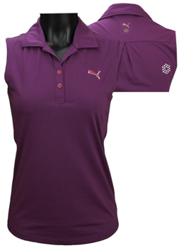Puma Women's Solid Sleeveless Golf Shirts - CLOSEOUTS