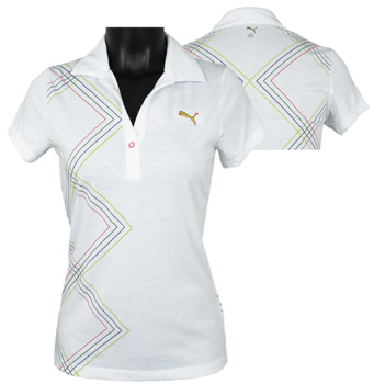 Puma Women's Stripe Golf Shirts - ON SALE!