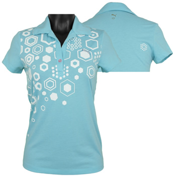 Puma Women's Placed Geometric Golf Shirts - ON SALE!