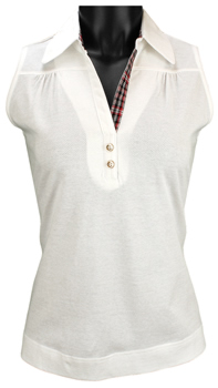 Sport Haley Women's Textured Jacquard Sleeveless Golf Shirts - CLEARANCE