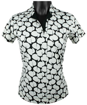 Sport Haley Women's Aerocool Short Sleeve Circle Print Golf Shirts - ON SALE!