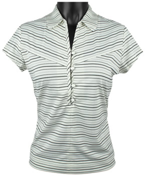 Sport Haley Women's Short Sleeve Striped Golf Shirts - ON SALE!