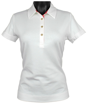 Sport Haley Women's Short Sleeve Solid Golf Shirts with Contrast Details - ON SALE!