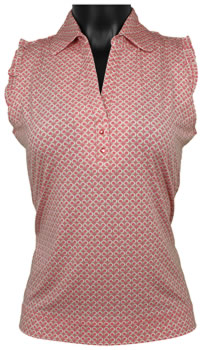 Sport Haley Women's Aerocool Sleeveless Circle Print Golf Shirts - ON SALE!
