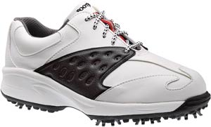 FootJoy Black and White Athletic Junior Golf Shoes - CLOSEOUTS