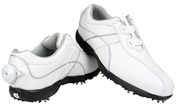 FootJoy Summer Series Checkerboard Saddle Women's Golf Shoes with BOA Lacing System - CLOSEOUTS CLEARANCE