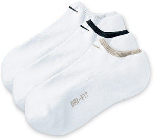 Nike Women's Dri-FIT Tipped No-Show Golf Socks