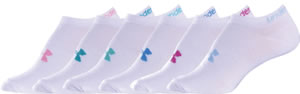 Under Armour No Show Liner 6-Pair Women's Golf Socks