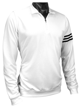 Adidas ClimaLite 3-Stripes Golf Pullovers - CLOSEOUTS