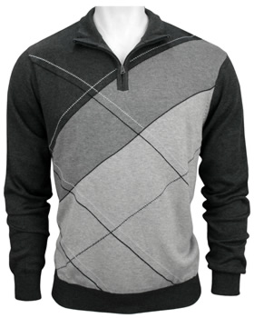 Greg Norman Etro Quarter-Zip Golf Sweaters - CLEARANCE