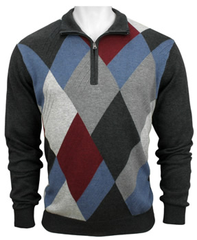 Greg Norman Force Quarter-Zip Golf Sweaters - CLEARANCE