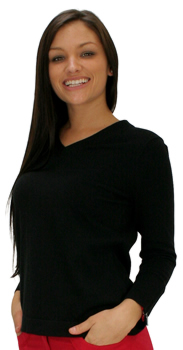 EP Pro Women's Three-Quarter Sleeve V-Neck Golf Sweaters - CLEARANCE