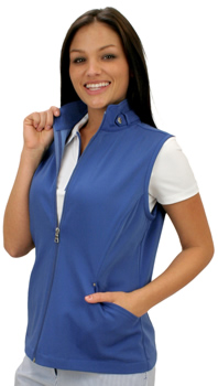 EP Pro Women's Full-Zip Fleece Back Golf Vests - CLEARANCE