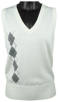 Sport Haley Women's V-Neck Argyle Golf Sweater Vests - ON SALE!