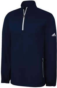 Adidas ClimaProof Wind Lined Half-Zip Golf Jackets - OLD F10 SFM ONLY
