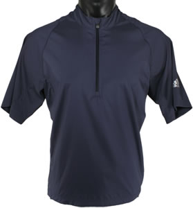 Adidas ClimaProof Wind Short Sleeve Half-Zip Golf Windshirts - CLOSEOUTS