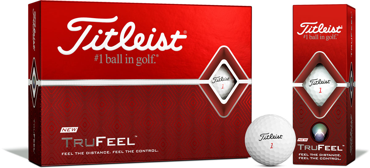 Titleist TruFeel Custom Number Personalized Golf Balls
