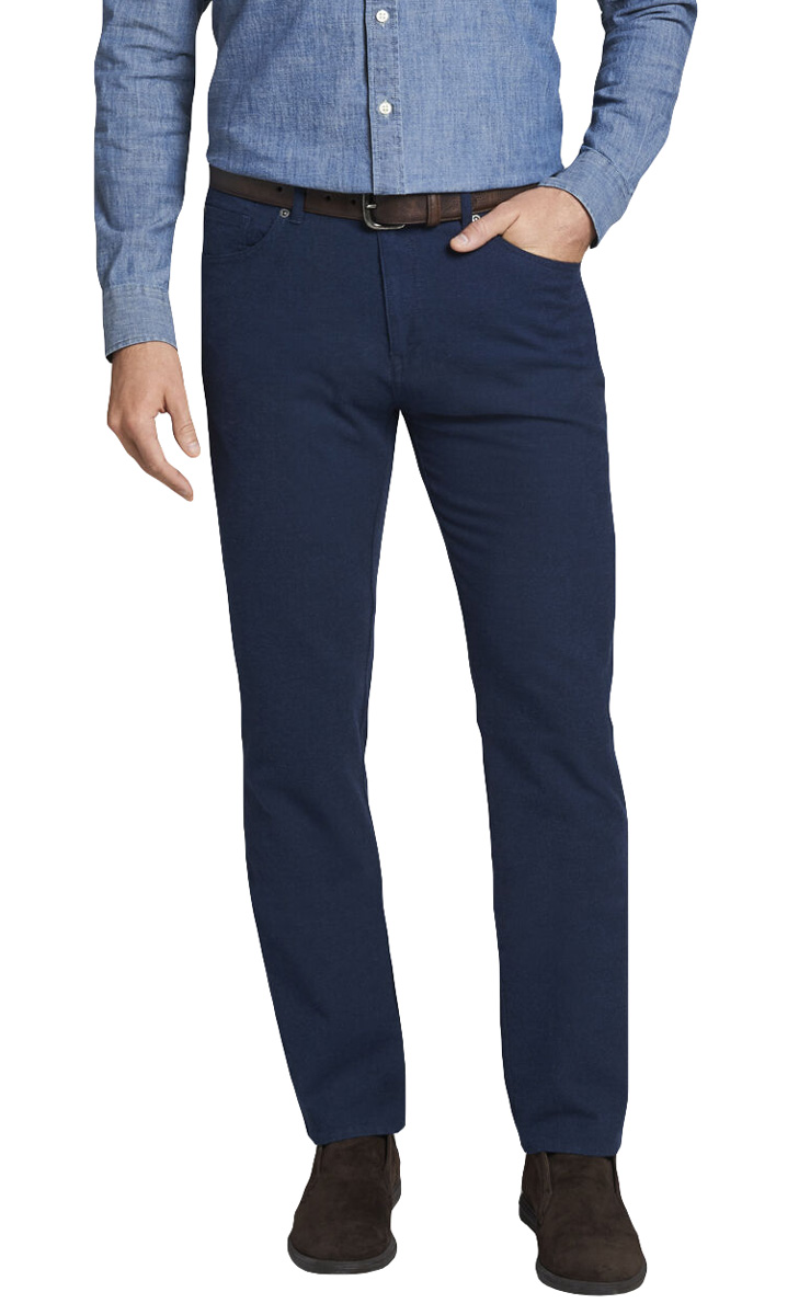 Peter Millar Cotton Flannel 5-Pocket Golf Pants