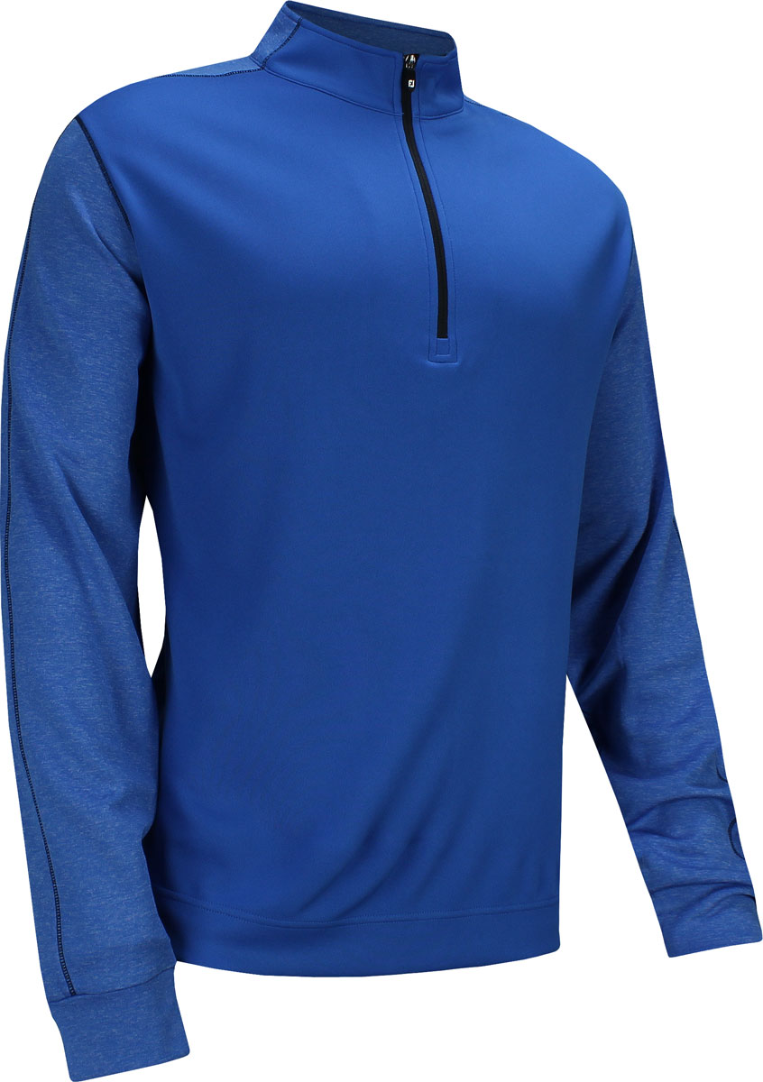 FootJoy Tonal Heather HalfZip Golf Pullovers