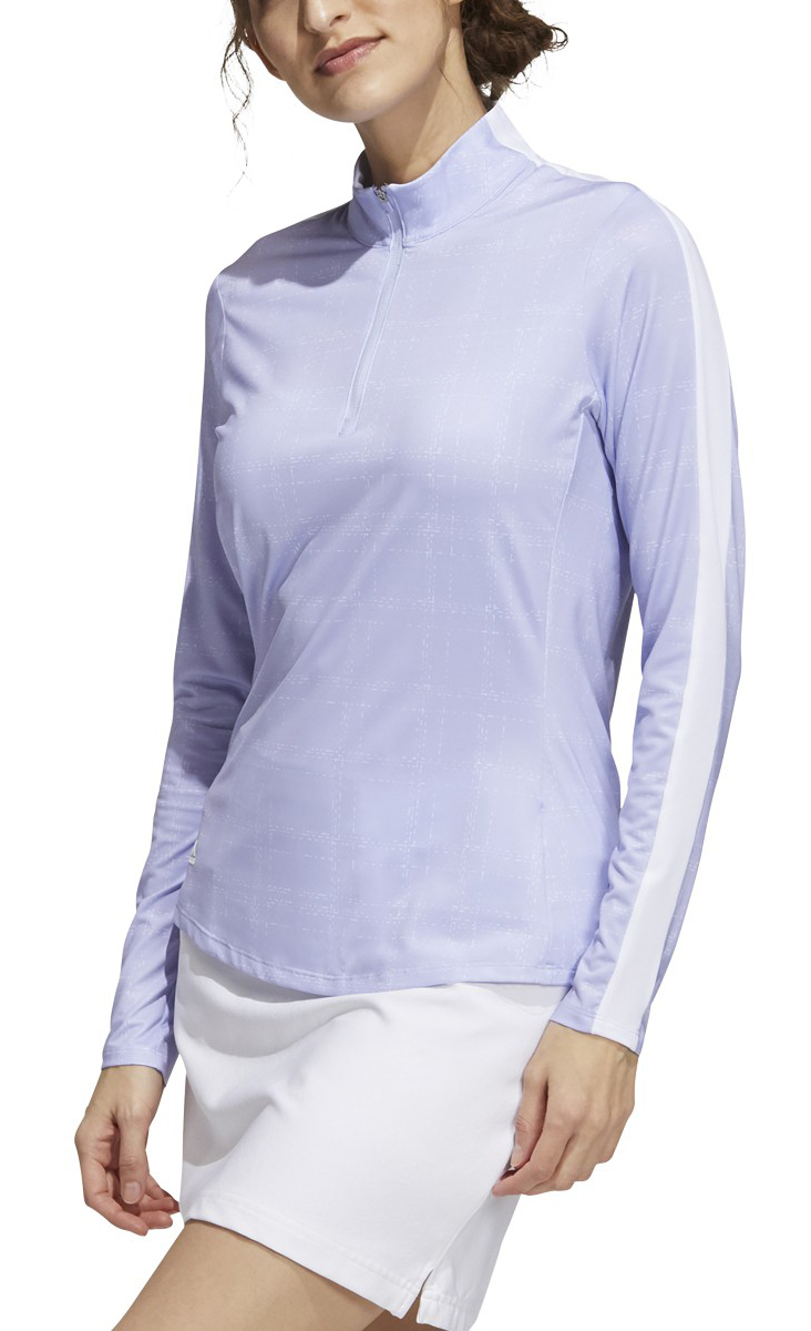 klink Lagere school Gevangene Adidas Women's Printed Long Sleeve Golf Shirts - ON SALE
