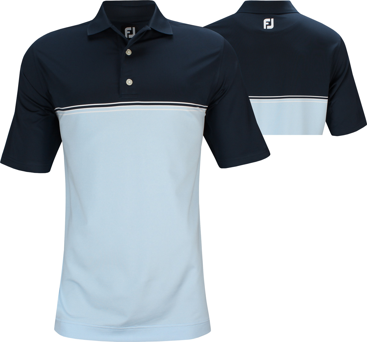 FootJoy ProDry Lisle Color Block Golf Shirts