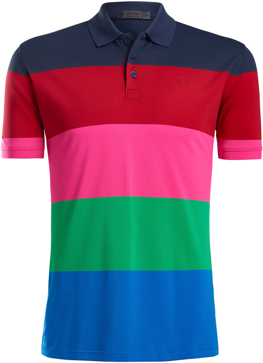 G/Fore Multi Stripe Golf Shirts