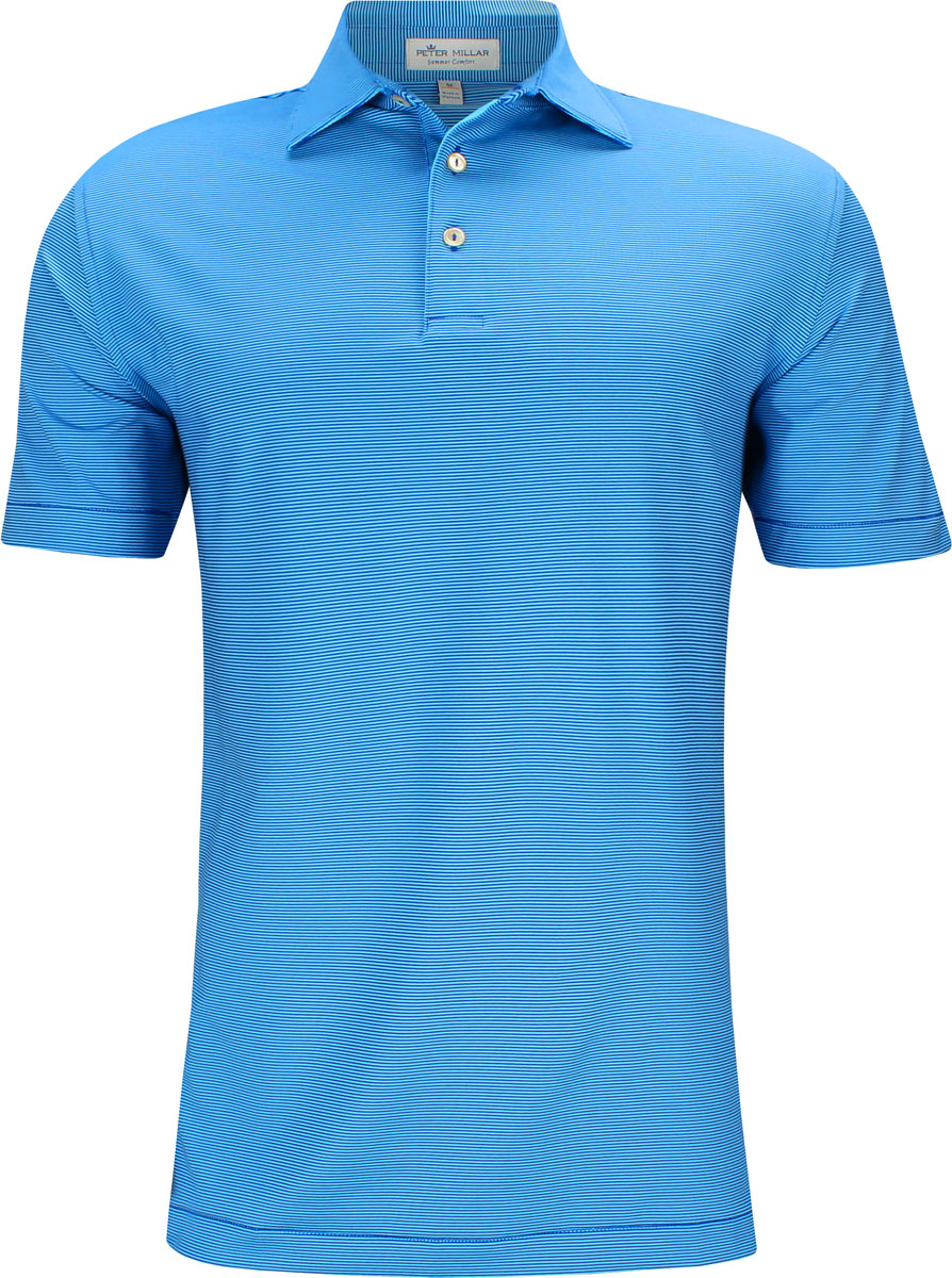 Peter Millar Jubilee Stripe Stretch Jersey Golf Shirts