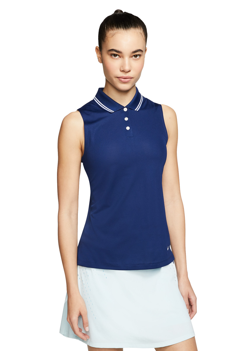 Now @ Golf Locker: Nike Women's Dri-FIT Victory Sleeveless Golf Shirts