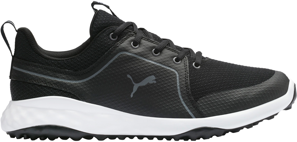 puma junior grip fusion sport disc spikeless golf shoes