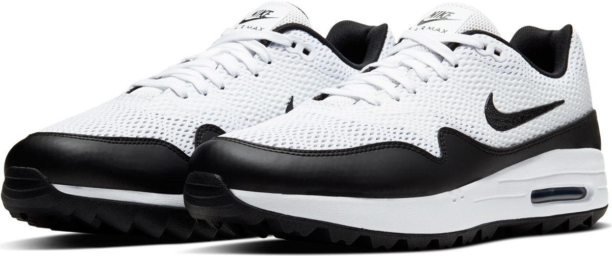 nike mens air max 1 spikeless golf shoes