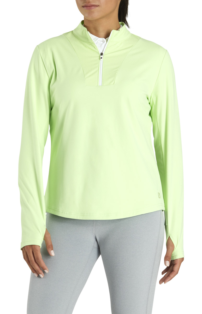 FootJoy Women's Rib Block HalfZip Golf Pullovers